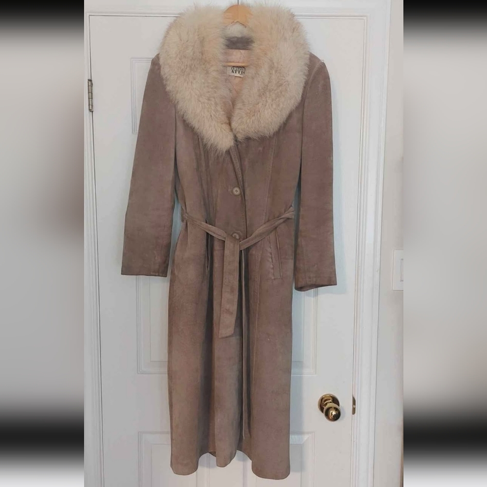 1970s LEATHER ATTIC Coat